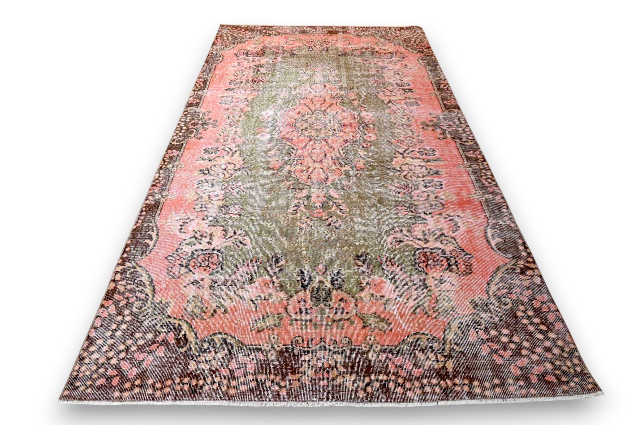 Zia | Roze vintage vloerkleed