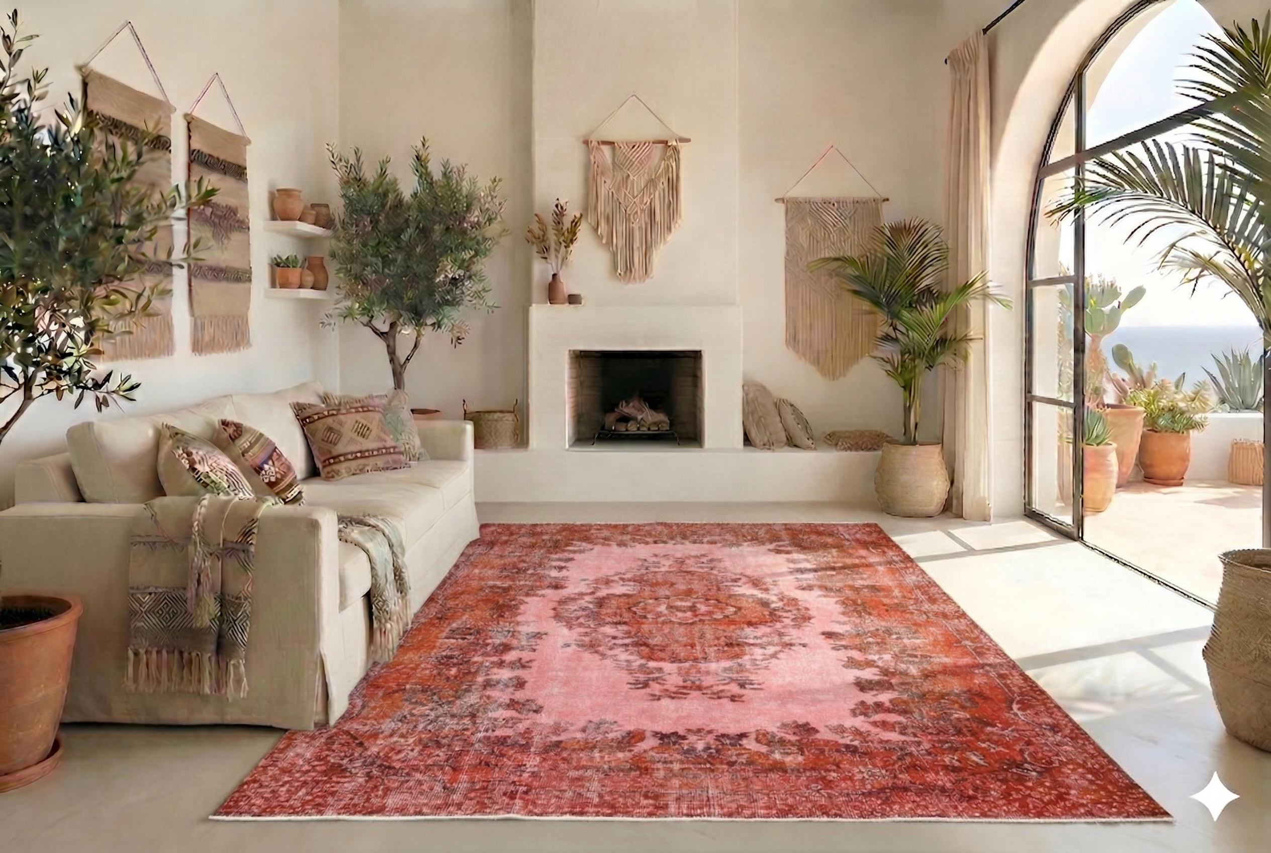 Lisa | Roze Rood vintage kleed