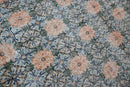 Bohemien groen vintage vloerkleed handgemaakt - G432