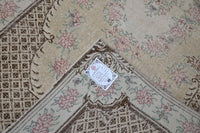 Verfijnd crème vintage vloerkleed boho stijl - G433
