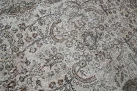 Smokey grijs vintage vloerkleed 215x115 cm - G442