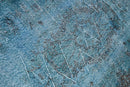 Deep blue vintage rug - G444