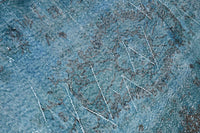 Deep blue vintage rug - G444
