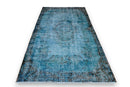 Deep blue vintage rug - G444