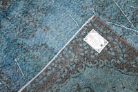 Deep blue vintage rug - G444