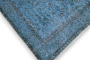 Royal blue vintage rug - G445