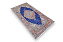Classic cobalt blue vintage rug - G447