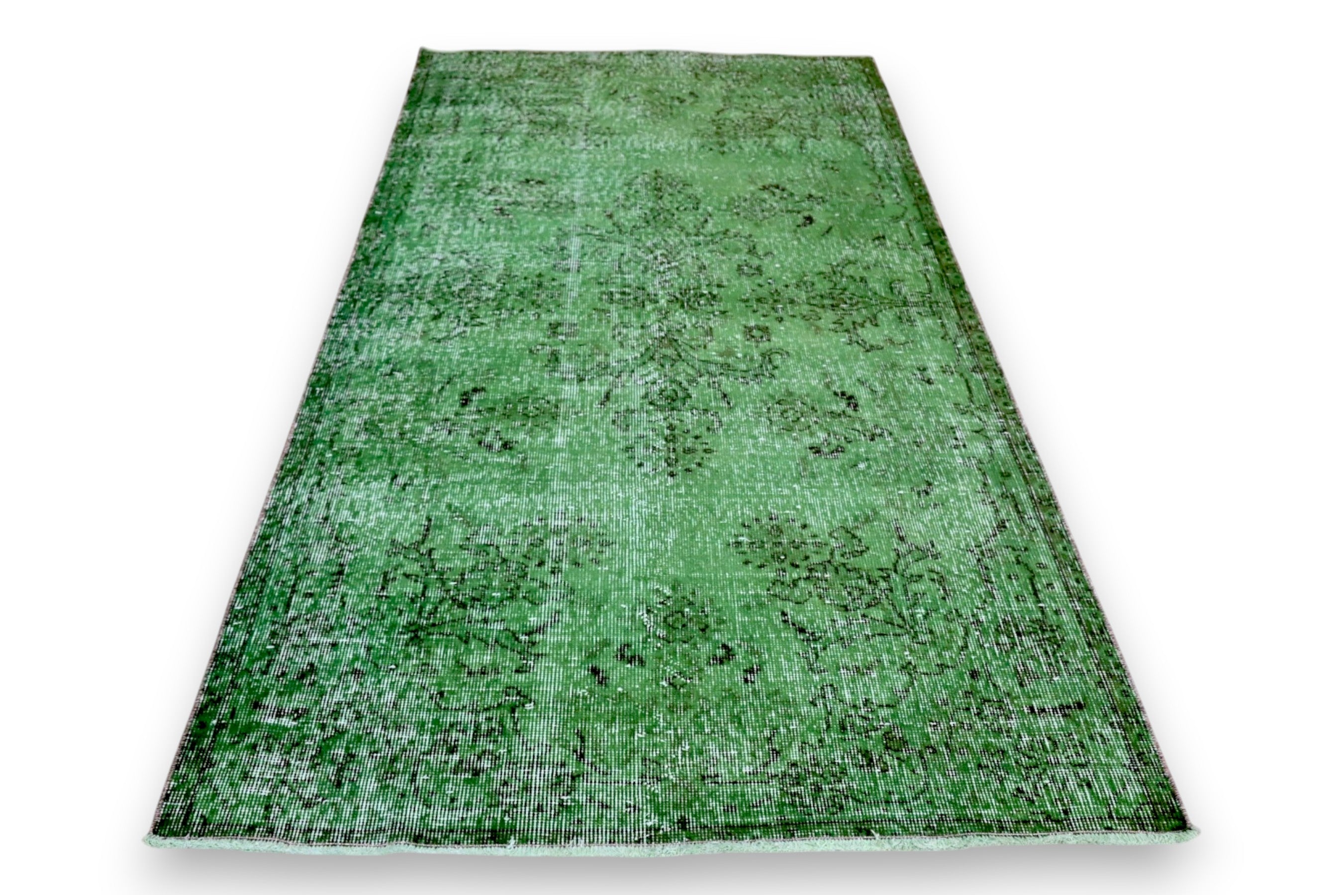 Moss Green Vintage Rug - G452