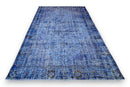 Royal blue vintage rug - G454