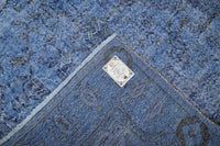 Royal blue vintage rug - G454