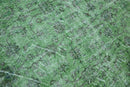 Olive Green Vintage Rug - G456