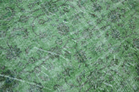 Olive Green Vintage Rug - G456