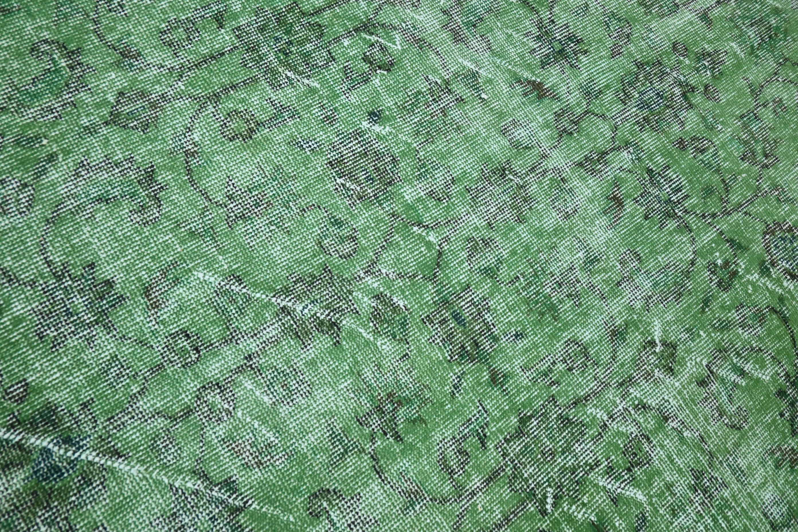 Olive Green Vintage Rug - G456
