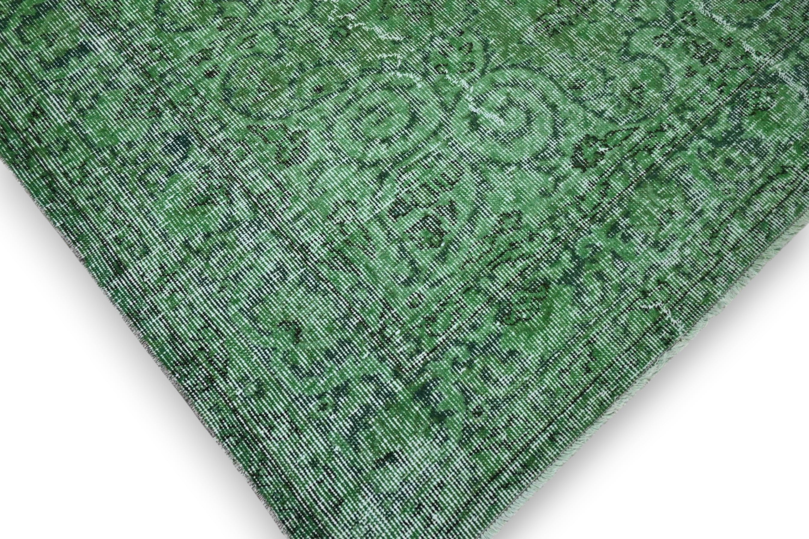 Sage green vintage rug - G465