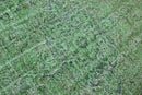 Sage green vintage rug - G465