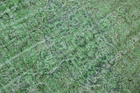 Sage green vintage rug - G465