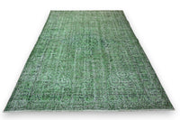 Sage green vintage rug - G465