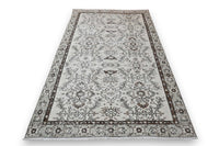 Gerookt grijs vintage vloerkleed 210x115 cm - G466
