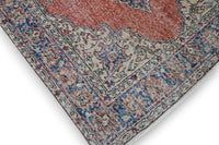 Terracotta vintage rug - G468