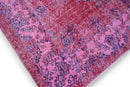Deep magenta vintage rug - G517