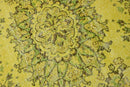 Lime green vintage rug - G518