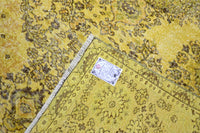 Stately Yellow Vintage Rug - G535