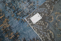 Statig blauw vintage vloerkleed - G520