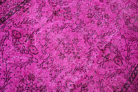 Fuchsia vintage vloerkleed - G524
