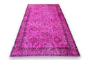 Fuchsia vintage vloerkleed - G524