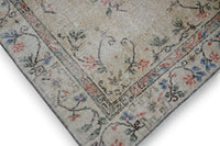 Subtiel beige vintage vloerkleed - G542