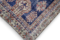 Klassiek blauw vintage vloerkleed - G544