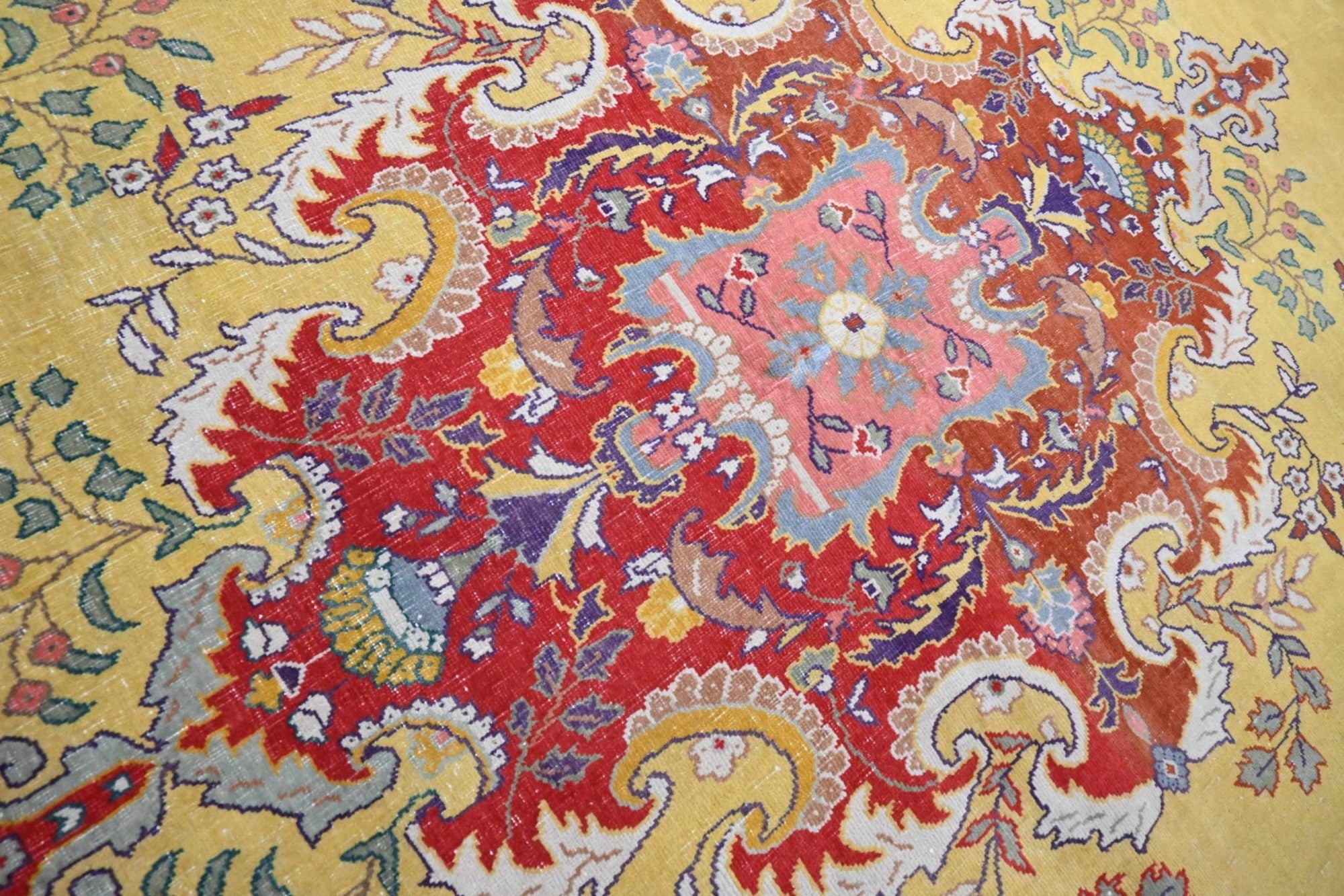 Kleurrijk vintage vloerkleed - G546