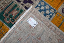 Kleurrijk tegeldesign vintage vloerkleed - G548