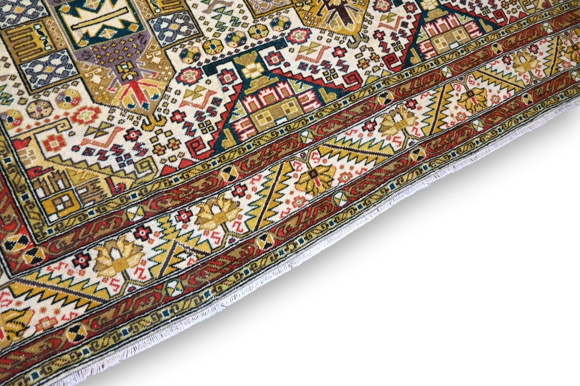 Uniek kazak vloerkleed - G549