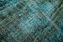 Statig turquoise vintage kleed - G565