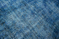 Jeansblauw vintage vloerkleed - G578