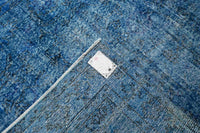 Jeansblauw vintage vloerkleed - G578