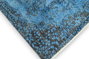 Blauw Vintage vloerkleed - G580