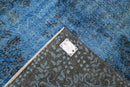 Blauw Vintage vloerkleed - G580