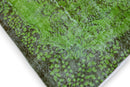 Sprankelend appelgroen vintage vloerkleed - G583