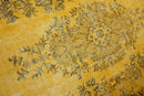 Warm goudgeel vintage vloerkleed - G593