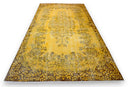 Warm goudgeel vintage vloerkleed - G593