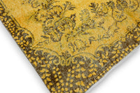 Warm honinggeel vintage vloerkleed - G595
