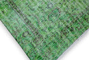 Fris grasgroen vintage vloerkleed - G601