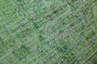 Fris grasgroen vintage vloerkleed - G601