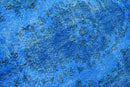 Diep kobaltblauw vintage vloerkleed - G603