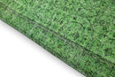 Rijk smaragdgroen vintage vloerkleed - G607