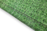 Rijk smaragdgroen vintage vloerkleed - G607