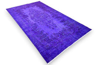 Levendig violet vintage vloerkleed - G621