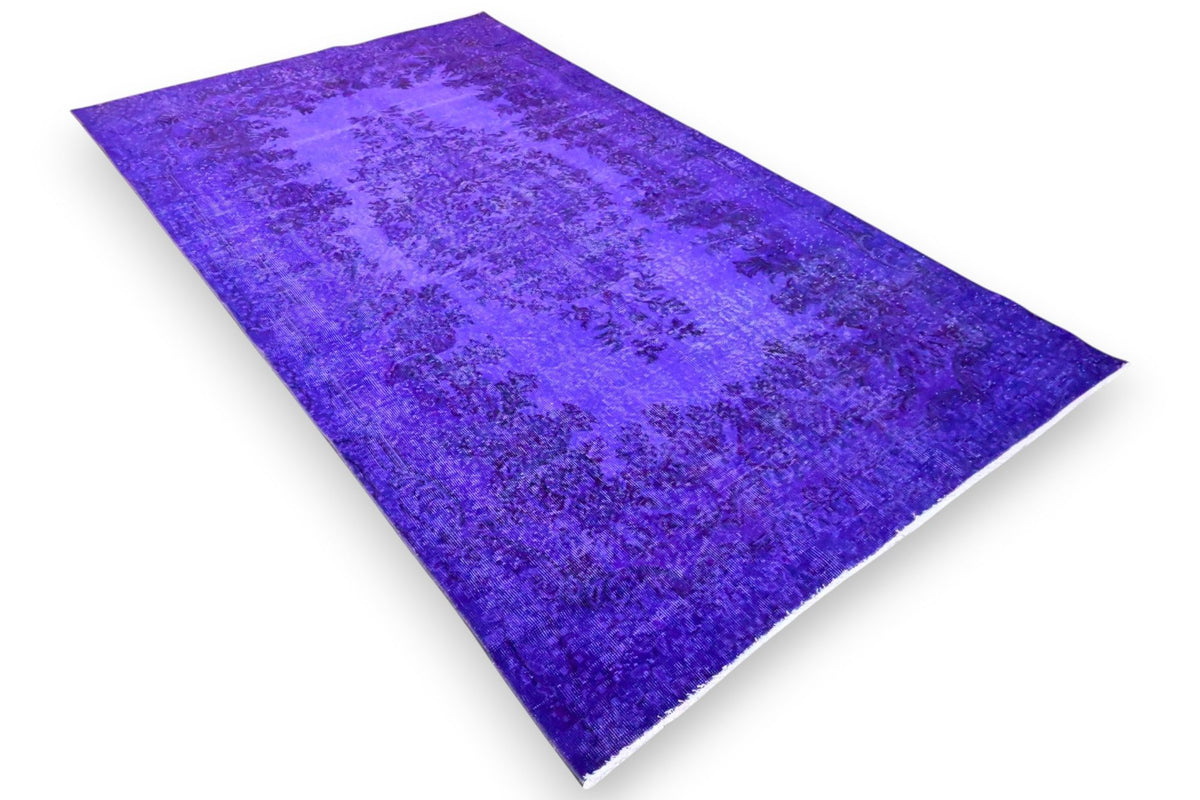 Levendig violet vintage vloerkleed - G621